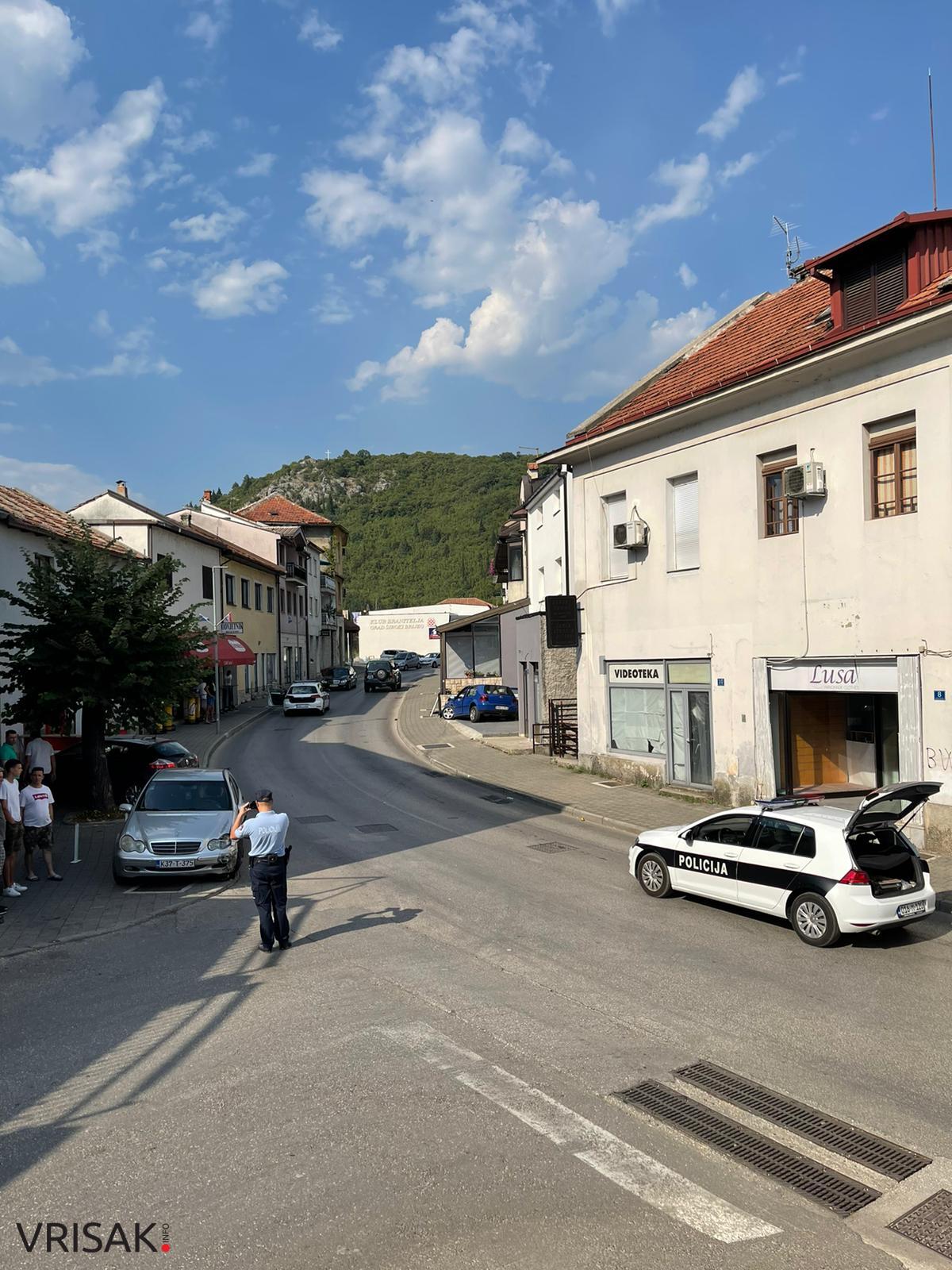 Prometna nesreća u središtu Širokog Brijega