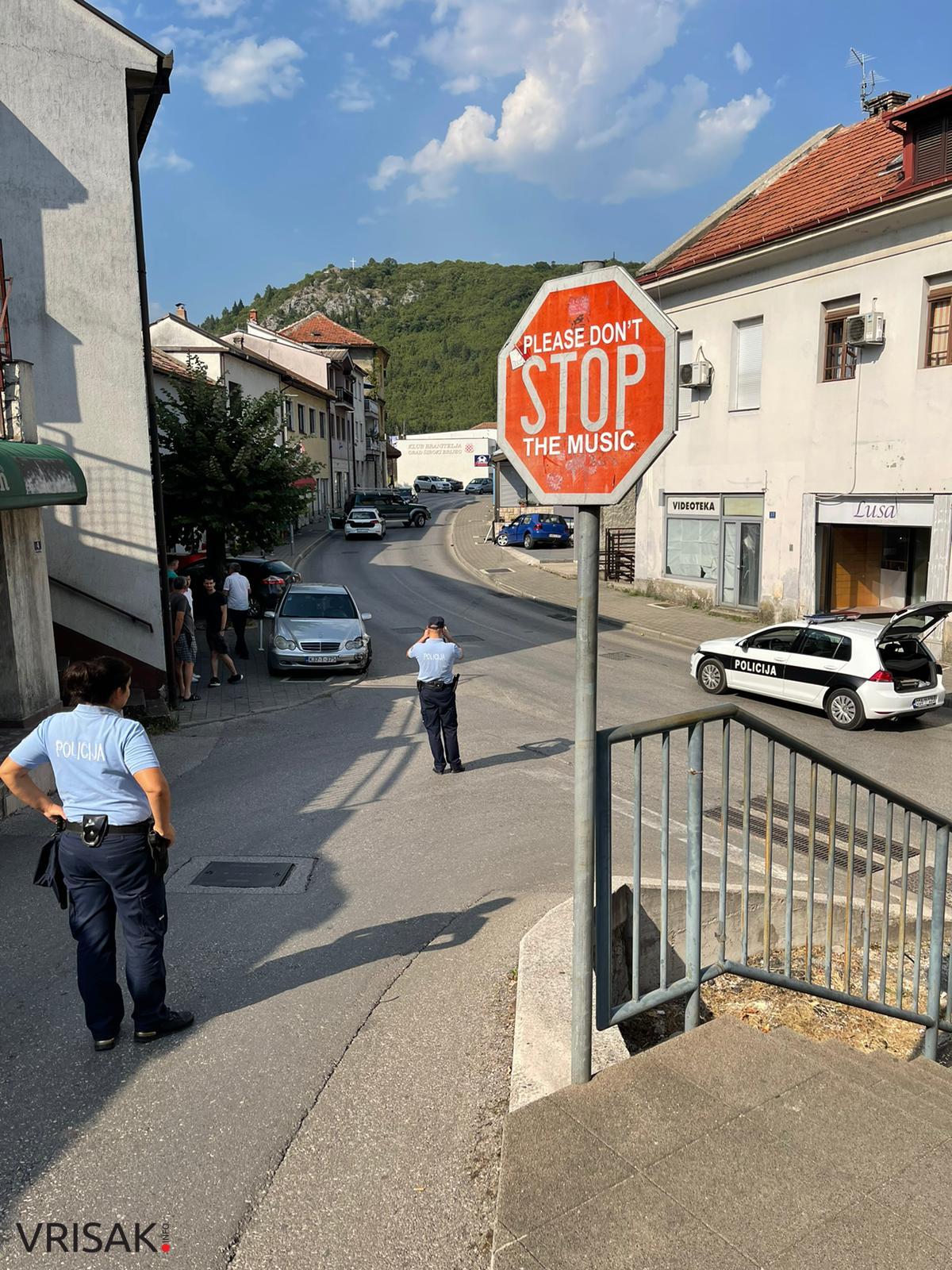 Prometna nesreća u središtu Širokog Brijega