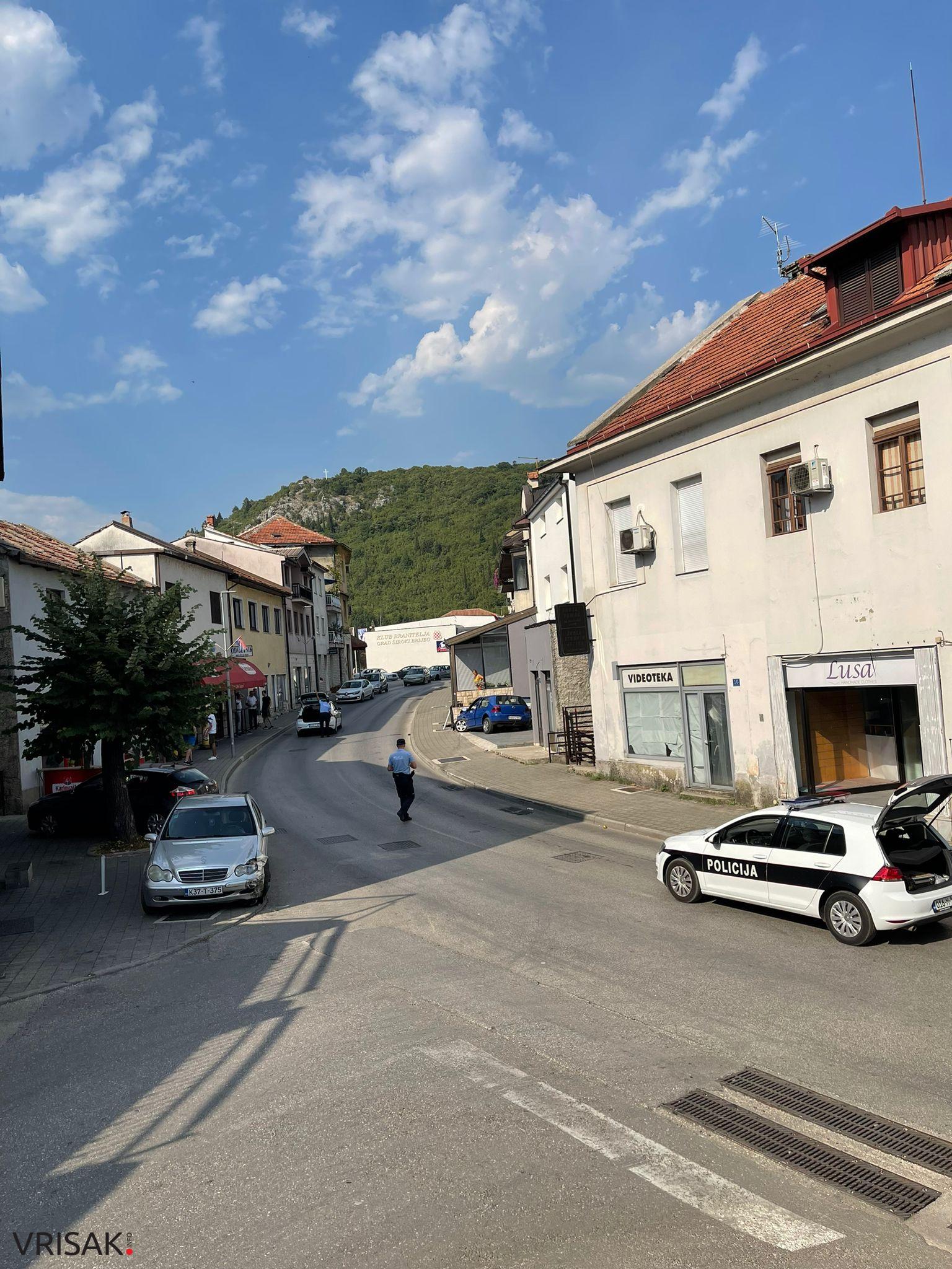 Prometna nesreća u središtu Širokog Brijega