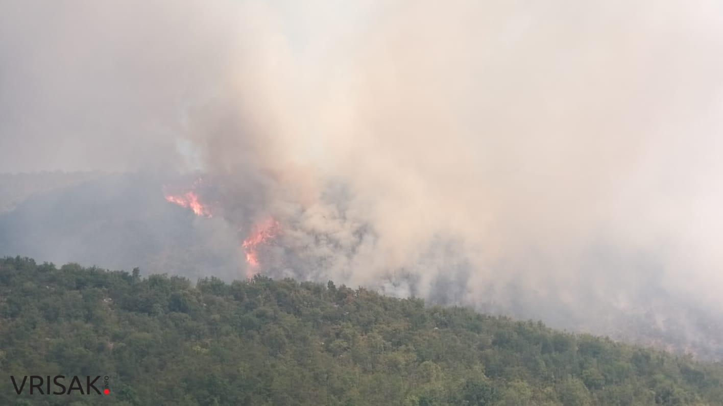 Veliki požar na Rujnu kod Širokog Brijega