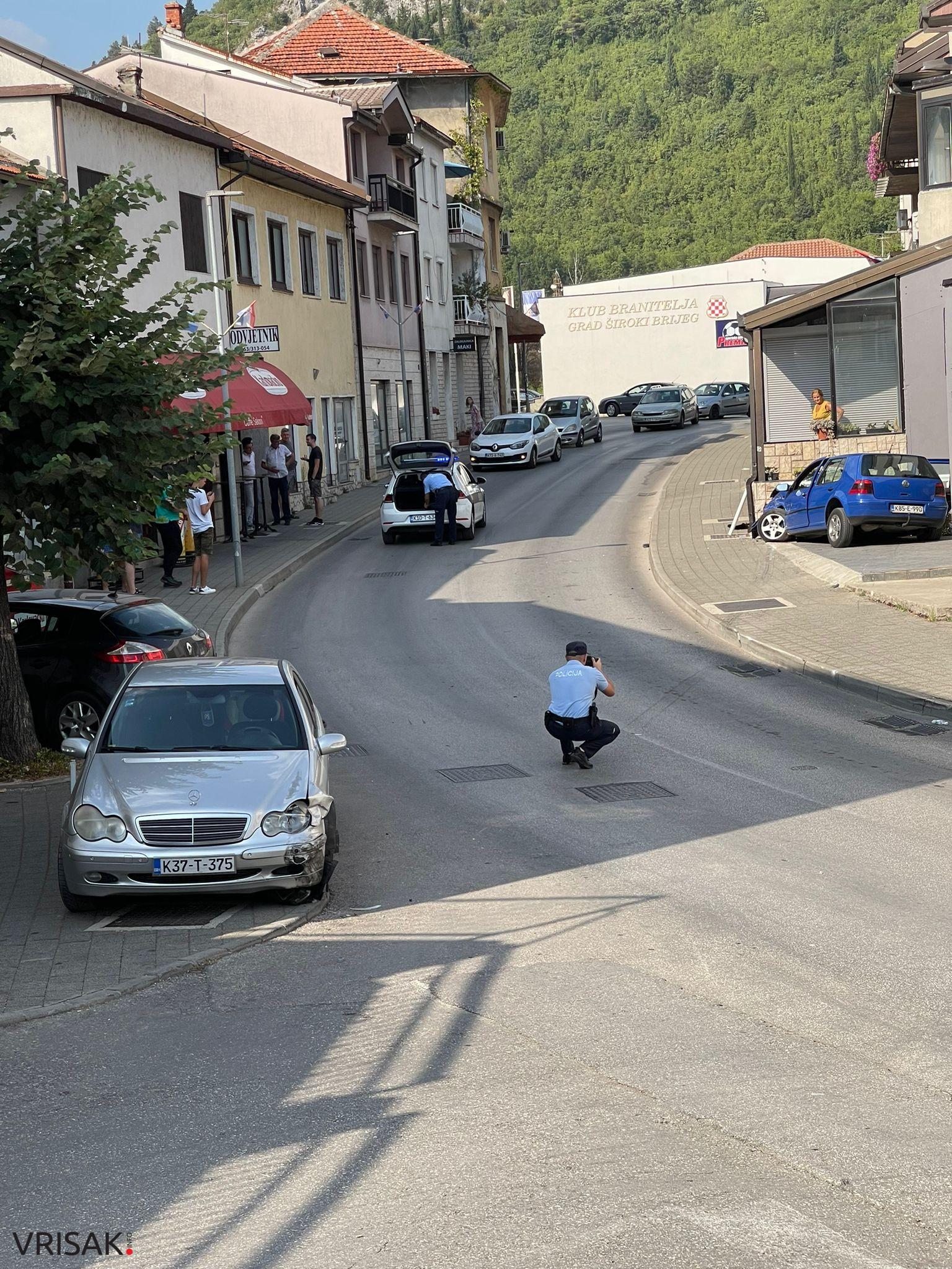 Prometna nesreća u središtu Širokog Brijega