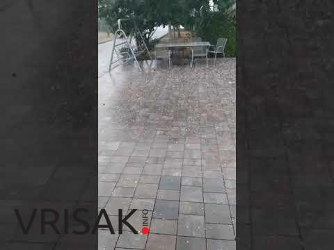 Nevrijeme praćeno tučom pogodilo Grude i nanijelo ogromne štete u poljoprivredi