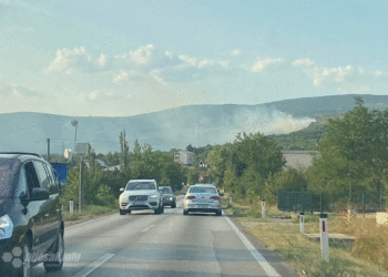 Široki Brijeg: Veći požar u Dobriču