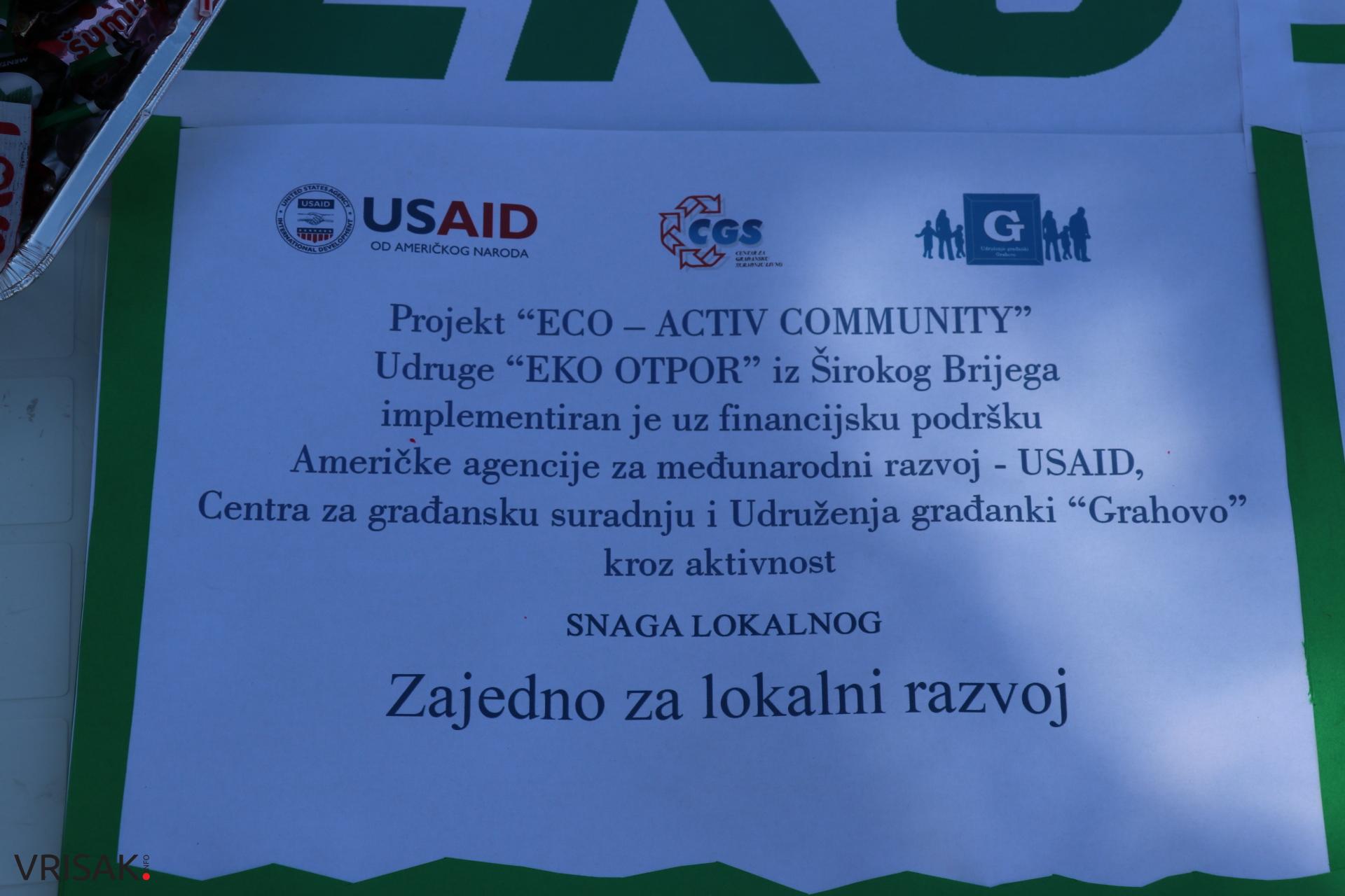 Široki Brijeg: Udruga Eko OTPOR danas održala prezentaciju recikliranih plastičnih proizvoda