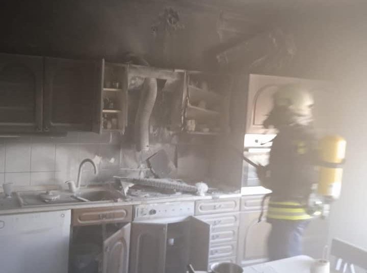 Izbio požar na kuhinji u centru grada Širokog Brijega