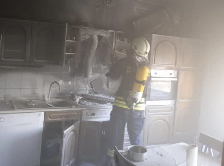 Izbio požar na kuhinji u centru grada Širokog Brijega