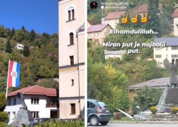 Vareški sportaš se hvali: Srušena hrvatska zastava u Varešu