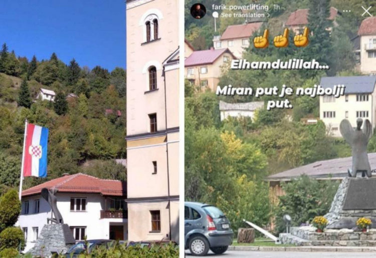 Vareški sportaš se hvali: Srušena hrvatska zastava u Varešu