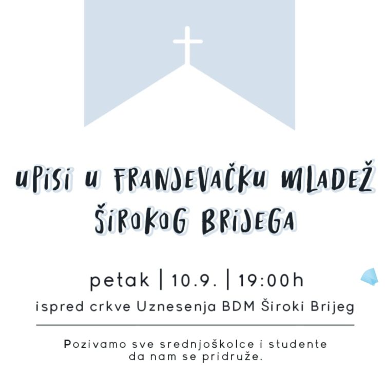 Upišite se u širokobriješku Framu