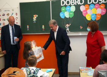 Herceg u OŠ Crnići povodom početka školske godine