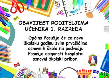 Posušje: Ove godine prvašićima besplatne bilježnice i školski pribor