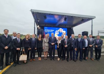 Čović na svečanom otvorenju GP i mosta Svilaj s predsjednicom EK von der Leyen i predsjednikom Vlade RH Plenkovićem