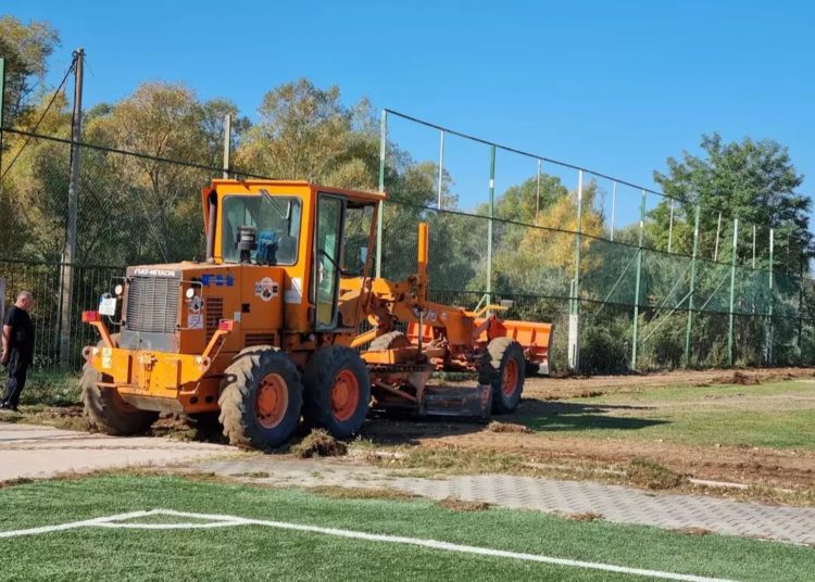 Postavljen novi sustav prskalica na trećem terenu u kampu “Musa-Karačić”
