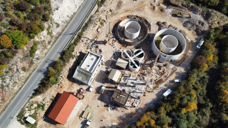 Pogledajte kako napreduju radovi na izgradnji pročistača otpadnih voda u Širokom Brijegu