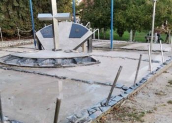 Oštećen spomenik poginulim braniteljima HVO-a