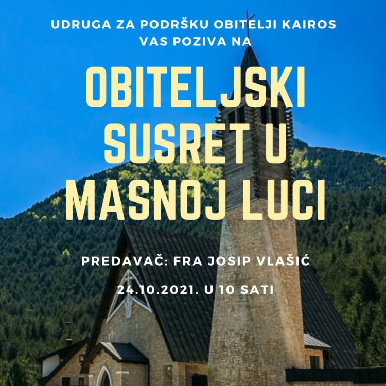 Najava: Obiteljski susret u Masnoj Luci 2021.