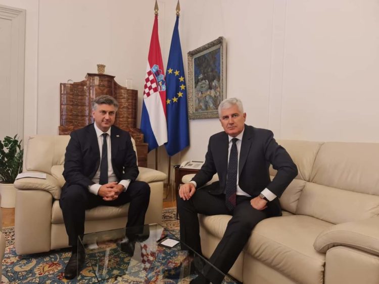 Čović – Plenković: Potrebne su promjene Izbornog zakona BiH uz poštivanje legitimne zastupljenosti i ravnopravnosti