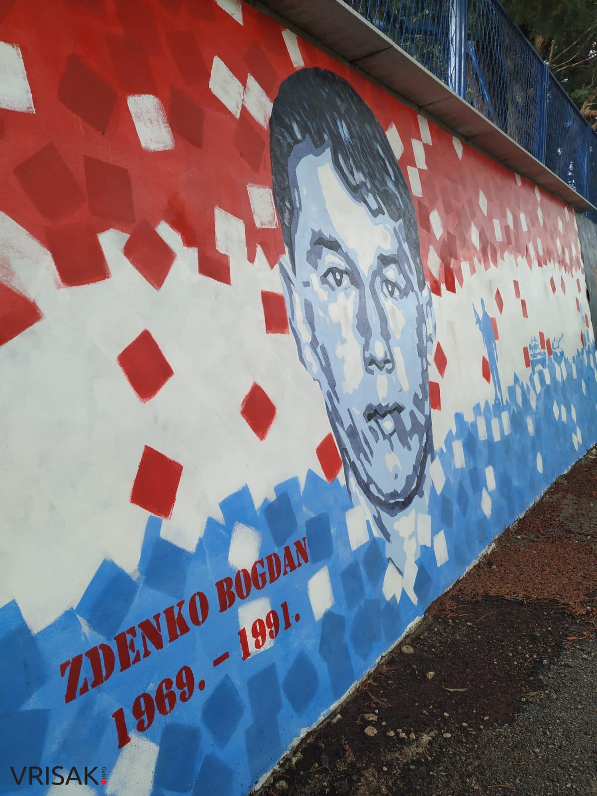 Trideset je godina od smrti Zdenka Bogdana; mural u Biogracima u njegovu čast ove godine je dodatno proširen