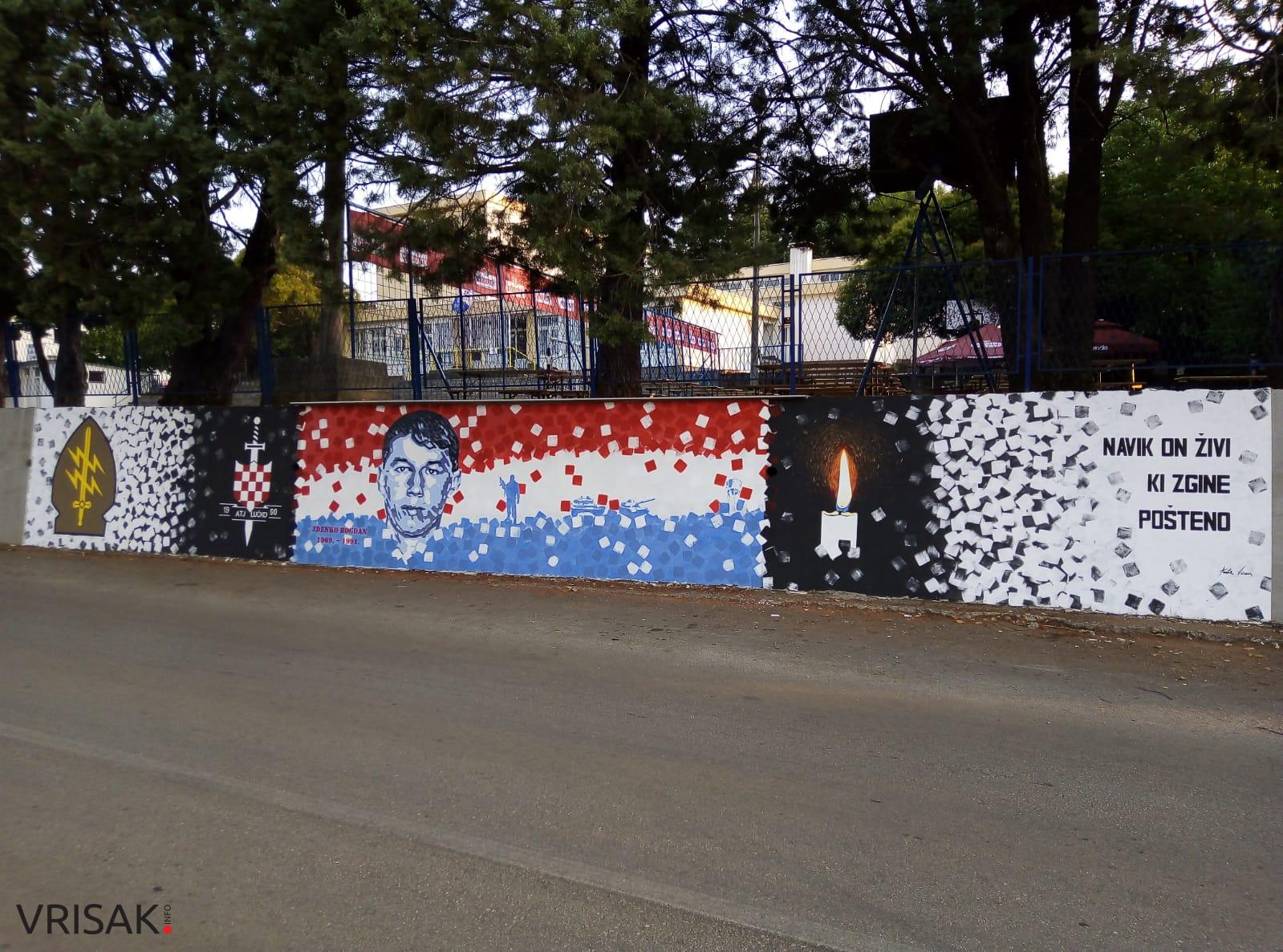 Trideset je godina od smrti Zdenka Bogdana; mural u Biogracima u njegovu čast ove godine je dodatno proširen