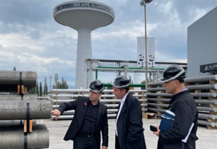 Mostar: Gradonačelnik Kordić posjetio Aluminij