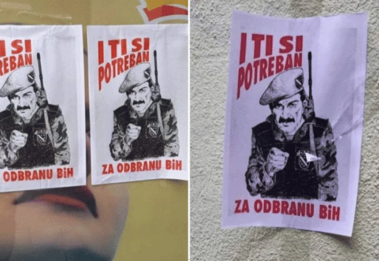 Sarajevo: Osvanuli plakati s natpisom: “I ti si potreban za obranu BiH”