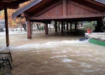 Izlila se rijeka Buna, Blagaj pod vodom