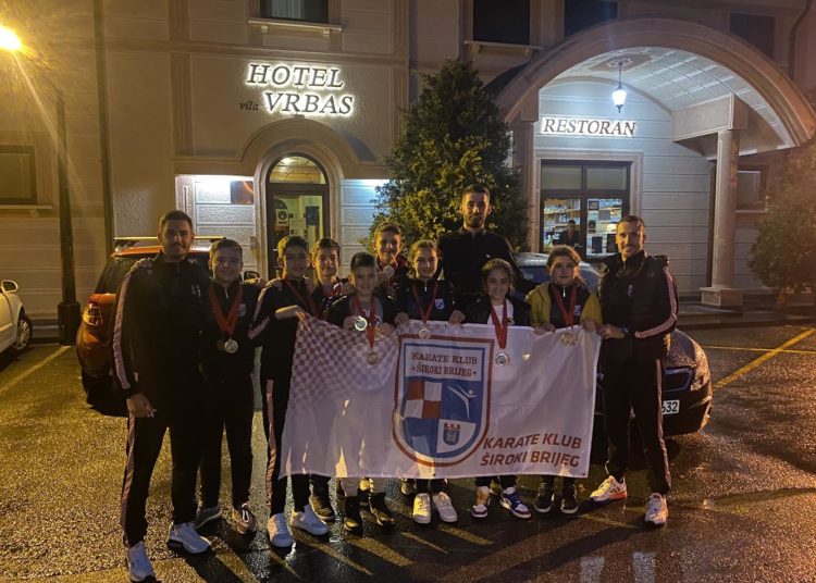 Karate klub Široki Brijeg nastavlja briljirati na međunarodnim natjecanjima