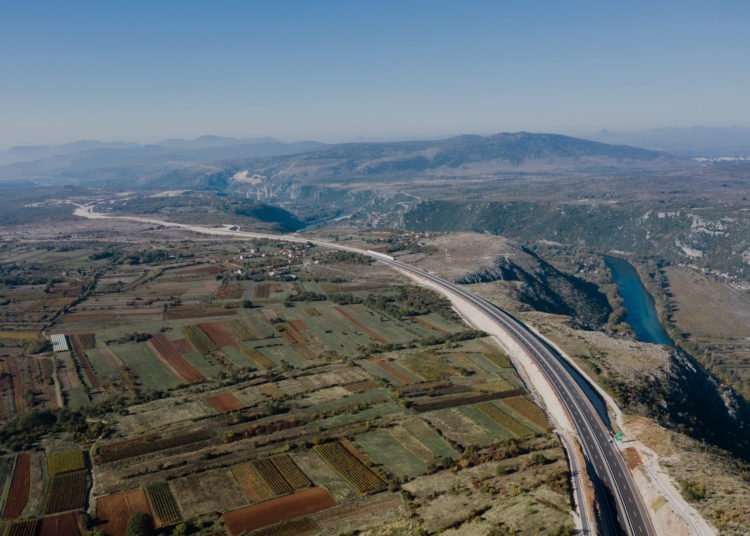 Pogledajte fotografije iz zraka poddionice Buna – Počitelj na koridoru 5C