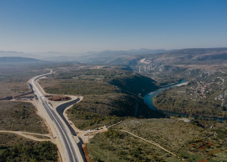 Pogledajte fotografije iz zraka poddionice Buna – Počitelj na koridoru 5C