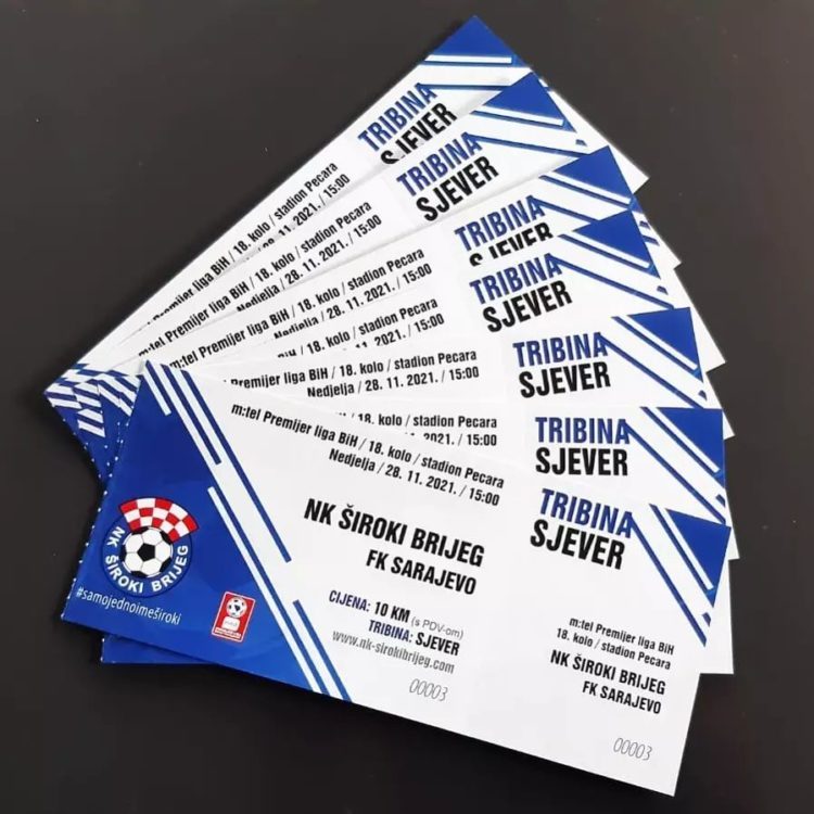 Pretprodaja ulaznica za derbi Široki Brijeg – Sarajevo na Pecari