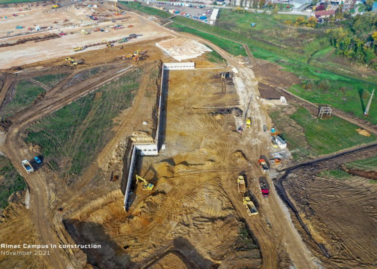 FOTO/VIDEO Pogledajte spektakularne snimke s gradilišta novog Rimac kampusa