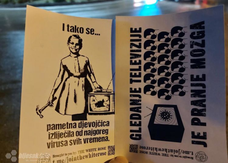 U Mostaru prosvjedovali protiv covid mjera