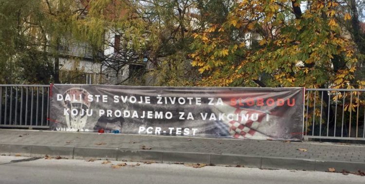 U središtu Širokog Brijega postavljen zanimljiv transparent