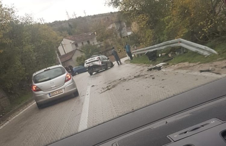 Prometna nesreća na magistralnoj cesti Široki Brijeg – Mostar u naselju Međine