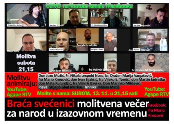 Najava: Molitva svećenika i vjernika za narod