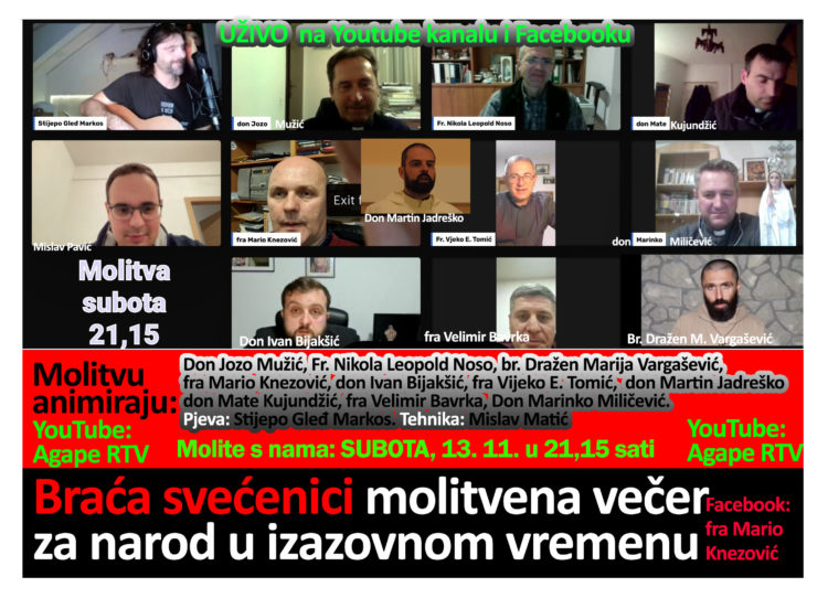 Najava: Molitva svećenika i vjernika za narod