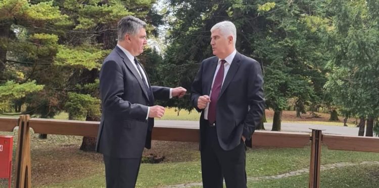 Milanović i Čović u Zagrebu o položaju Hrvata u BiH