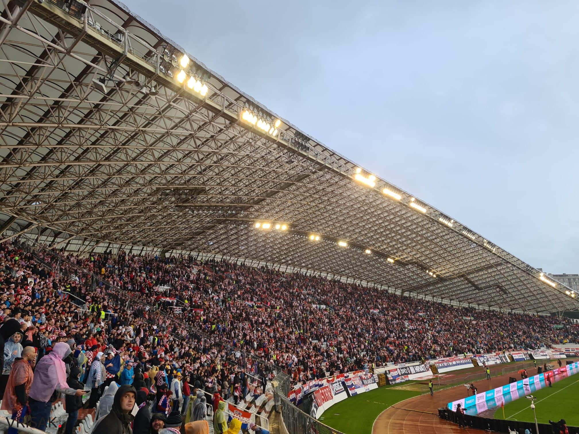 Odlična atmosfera na Poljudu