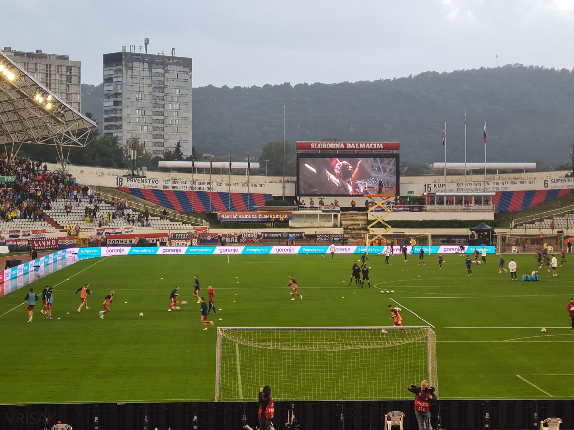 Odlična atmosfera na Poljudu