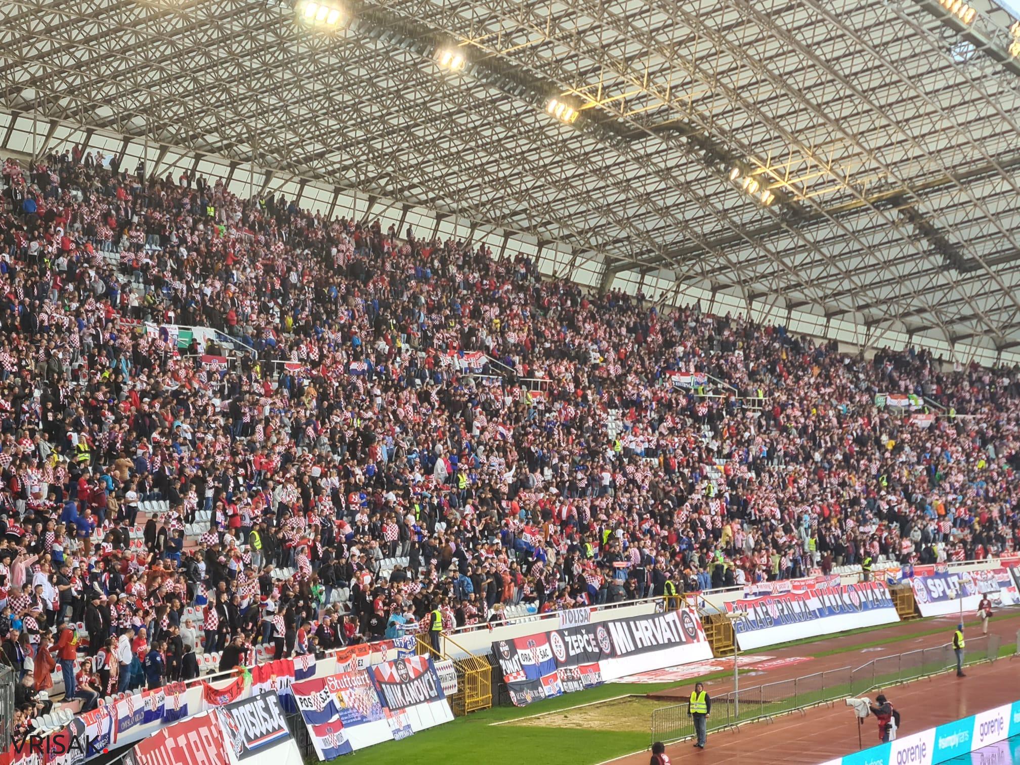 Odlična atmosfera na Poljudu