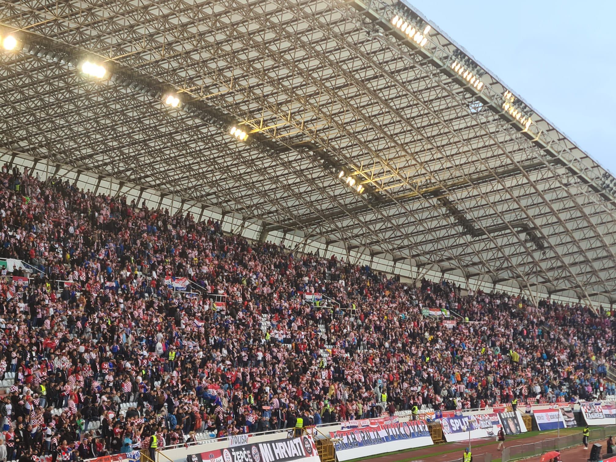 Odlična atmosfera na Poljudu