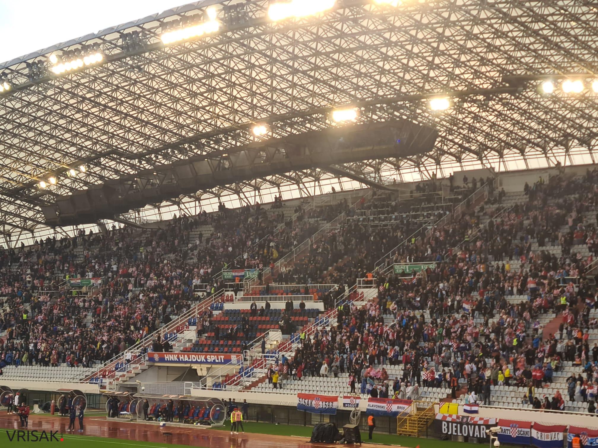 Odlična atmosfera na Poljudu