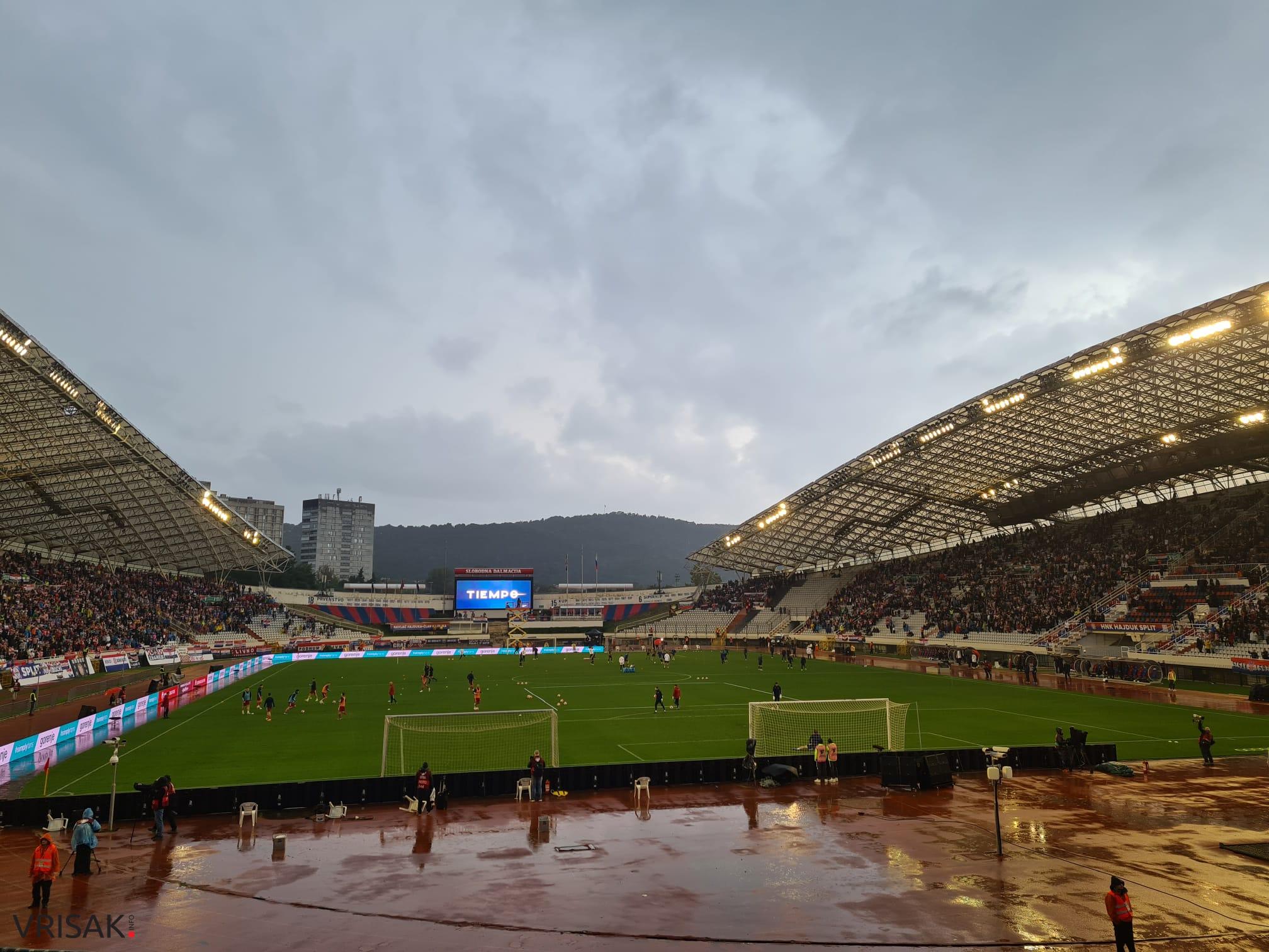 Odlična atmosfera na Poljudu