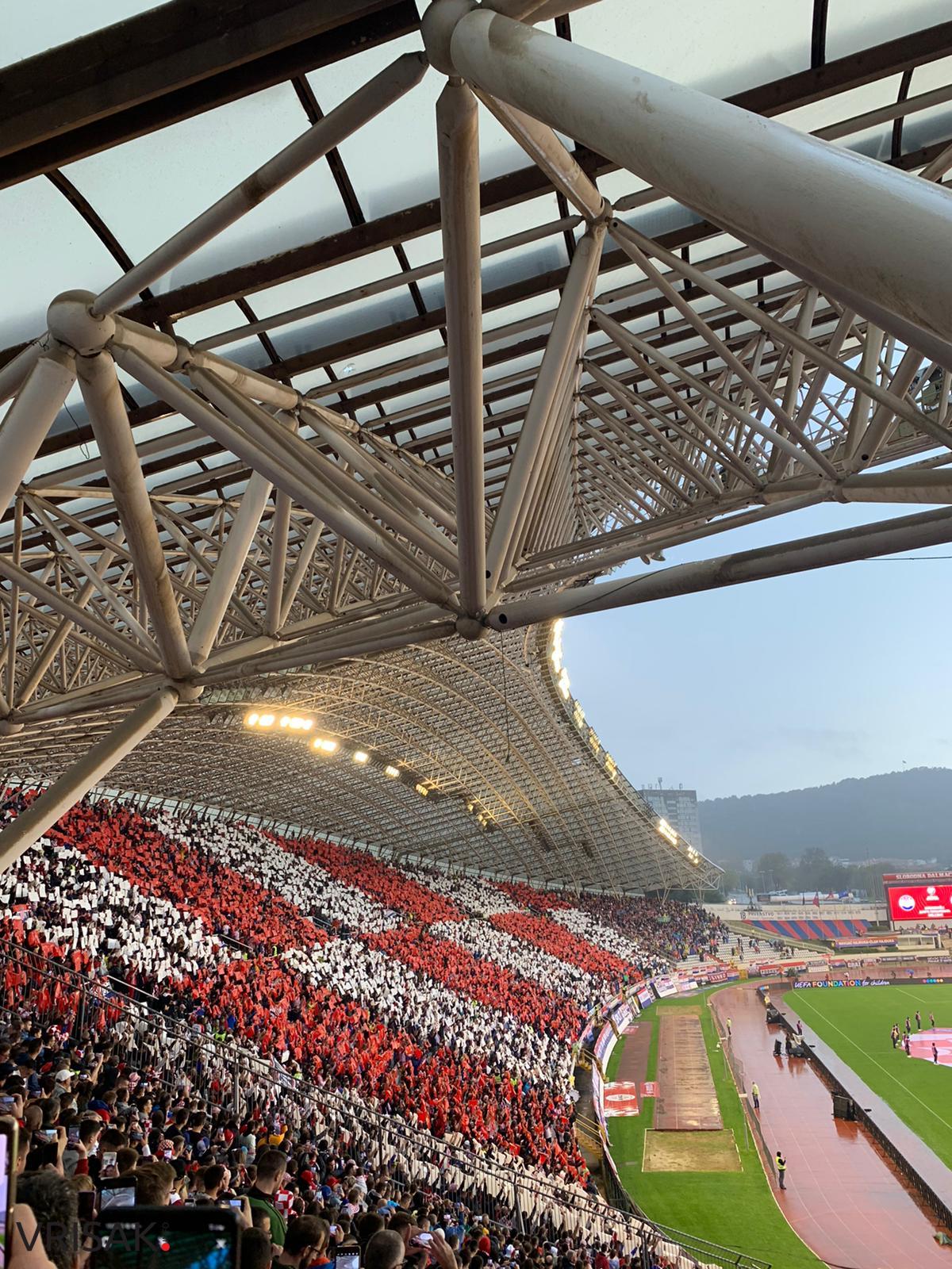 Odlična atmosfera na Poljudu