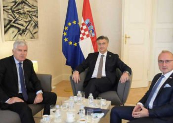 Čović s Plenkovićem i Grlić Radmanom o izmjenama Izbornog zakona BiH