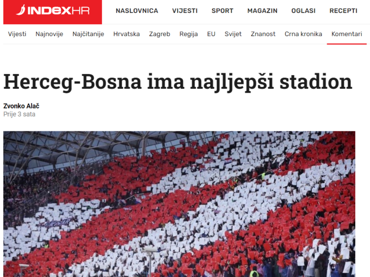 Fašistička i provokatorska kolumna Zvonke Alača i portala Index.hr