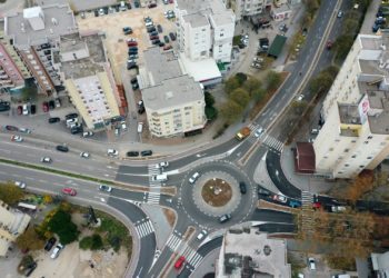 Mostar: Pogledajte iz zraka kružni tok na vrhu Avenije