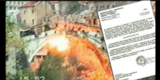 Evo što stoji u zapovjedi Arifa Pašalića o rušenju Starog mosta
