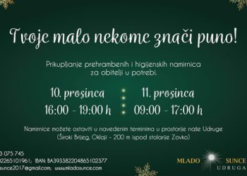 Organizirano prikupljanje namirnica za socijalno ugrožene obitelji u ŽZH