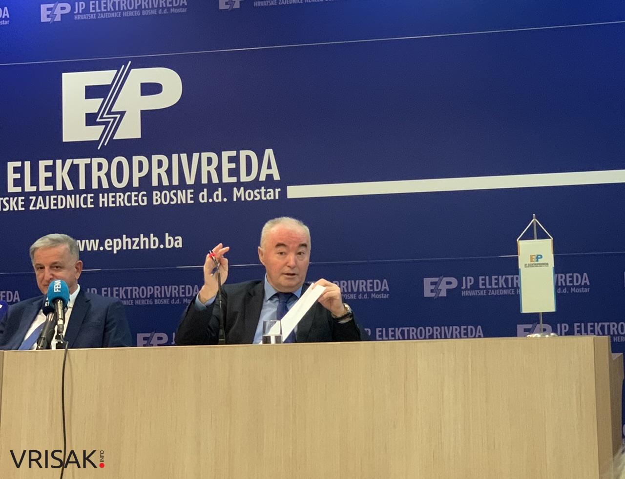 Gilja: U posljednjih 10-ak godina oštećeni smo za 60-ak milijuna KM, struja neće poskupjeti za potrošače do 10 kilovolti